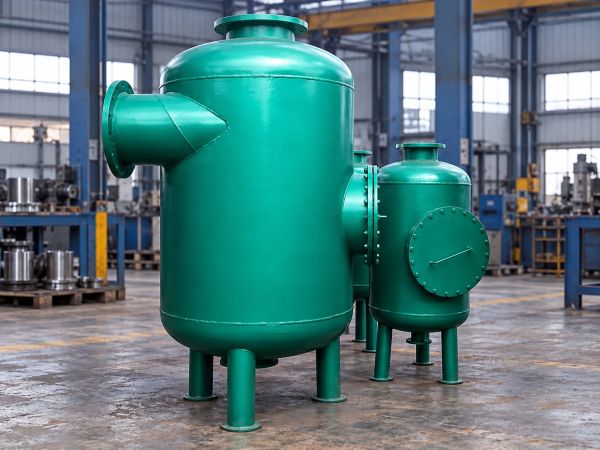 立式角通除污器